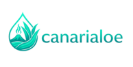 logo representativo de la canarialoe.com webshop de productos de aloe vera canario con rigen volcanico