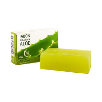 Pastilla de jabón de glicerina con aloe vera canario Tabaibaloe